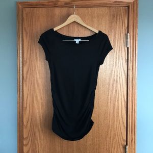 Black maternity t shirt